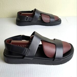 SODA 10 Black Sandal Hook And Loop